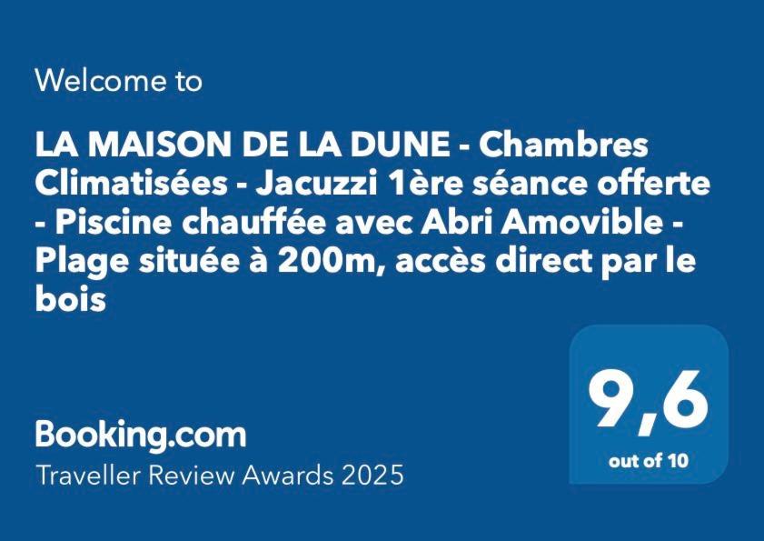 La Maison De La Dune - Chambres Climatisees - Jacuzzi 1Ere Seance Offerte - Piscine Chauffee Avec Abri Amovible - Plage Situee A 200M, Acces Direct Par Le Bois La Couarde-sur-Mer Εξωτερικό φωτογραφία